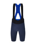 SANTINI Rövid kerékpáros nadrág kantárral - REDUX SPEED - kék