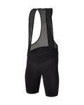 SANTINI Rövid kerékpáros nadrág kantárral - OMNIA - fekete
