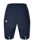 SANTINI Rövid kerékpáros nadrág kantár nélkül - OMNIA - kék