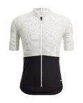 SANTINI Rövid ujjú kerékpáros mez - COLORE RIGA - fehér