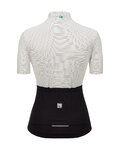 SANTINI Rövid ujjú kerékpáros mez - COLORE RIGA - fehér/fekete