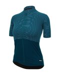 SANTINI Rövid ujjú kerékpáros mez - COLORE RIGA - kék