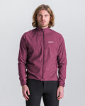 SANTINI Kerékpáros szélálló dzseki - VENTUS - bordó