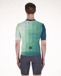 SANTINI Rövid ujjú kerékpáros mez - PAWS FORMA - világoszöld