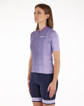 SANTINI Rövid ujjú kerékpáros mez - PAWS FORMA - lila