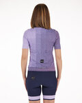 SANTINI Rövid ujjú kerékpáros mez - PAWS FORMA - lila