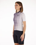 SANTINI Rövid ujjú kerékpáros mez - PAWS FORMA - lila