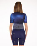 SANTINI Rövid ujjú kerékpáros mez - OMBRA - kék