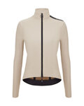 SANTINI Kerékpáros dzseki béléssel - ADAPT MULTI - elefántcsont