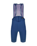 SANTINI Rövid kerékpáros nadrág kantárral - RTR - kék
