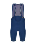 SANTINI Rövid kerékpáros nadrág kantárral - RTR - kék