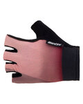 SANTINI Kerékpáros kesztyű rövid ujjal - LUCE - rózsaszín