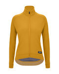 SANTINI Hosszú ujjú kerékpáros mez - RTR - sárga