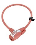 KRYPTONITE kerékpár lakat - KRYPTOFLEX 1265 - rózsaszín
