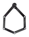 KRYPTONITE kerékpár lakat - KEEPER 585 FOLDABLE LOCK - fekete