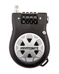 KRYPTONITE kerékpár lakat - R2 RETRACTOR COMBO CABLE - fekete