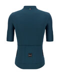 SANTINI Rövid ujjú kerékpáros mez - SENSATION - kék