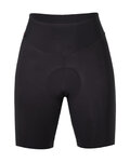 SANTINI Rövid kerékpáros nadrág kantár nélkül - KICK OFF - fekete