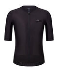 SANTINI Rövid ujjú kerékpáros mez - AERO RACE - fekete
