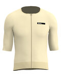 SANTINI Rövid ujjú kerékpáros mez - AERO RACE - sárga