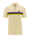 SANTINI póló - UCI WORLD CHAMPION  - bézs