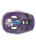 SCOTT Kerékpáros sisak - SPUNTO KID - lila/kék