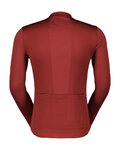 SCOTT Hosszú ujjú kerékpáros mez nyári - ENDURANCE 10 - bordó