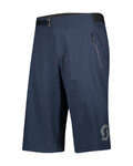 SCOTT Rövid kerékpáros nadrág kantár nélkül - VERTIC W/PAD - kék