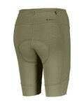 SCOTT Rövid kerékpáros nadrág kantár nélkül - ENDURANCE 10 +++ W - zöld
