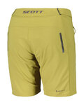SCOTT Rövid kerékpáros nadrág kantár nélkül - ENDURANCE LS/FIT W/PAD W - világoszöld