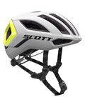 SCOTT Kerékpáros sisak - CENTRIC PLUS - fehér/sárga