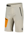 SCOTT Rövid kerékpáros nadrág kantár nélkül - EXPLORAIR LIGHT - szürke/narancssárga