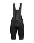 SCOTT Rövid kerékpáros nadrág kantárral - RC WARM WB +++ - fekete