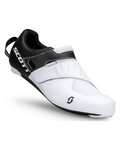 SCOTT Kerékpáros cipő - TRI SPRINT - fekete/fehér