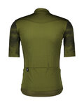 SCOTT Rövid ujjú kerékpáros mez - GRAVEL 10 - zöld