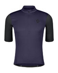 SCOTT Rövid ujjú kerékpáros mez - GRAVEL 10 - kék/fekete