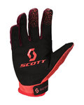 SCOTT Kerékpáros kesztyű hosszú ujjal - 350 DIRT EVO JUNIOR - piros/fekete