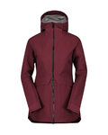 SCOTT vízálló kabát - TECH COAT 3L W - piros
