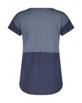 SCOTT Rövid ujjú kerékpáros póló - TRAIL FLOW DRI SS W - kék