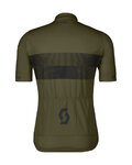 SCOTT Rövid ujjú kerékpáros mez - TEAM 10 - zöld