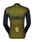 SCOTT Hosszú ujjú kerékpáros mez nyári - TEAM 10 - zöld/kék