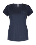 SCOTT Rövid ujjú kerékpáros póló - DEFINED MERINO TECH SS W - kék