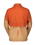 SCOTT Kerékpáros szélálló dzseki - ENDURANCE ANORAK WB W - narancssárga/bézs