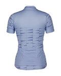 SCOTT Rövid ujjú kerékpáros mez - ENDURANCE 20 - világoskék