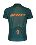 SCOTT Rövid ujjú kerékpáros mez - RC JERSEY - zöld