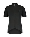 SCOTT Rövid ujjú kerékpáros mez - GRAVEL MERINO - fekete