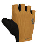 SCOTT Kerékpáros kesztyű rövid ujjal - ESSENTIAL GEL SF - barna/fekete