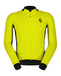 SCOTT Kerékpáros szélálló dzseki - RC PRO WARM GTX WS - sárga/fekete