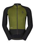 SCOTT Kerékpáros szélálló dzseki - RC PRO WARM HYBRID GTX WS - zöld/fekete