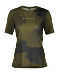 SCOTT Rövid ujjú kerékpáros mez - TRAIL VERTIC SS W - zöld/fekete